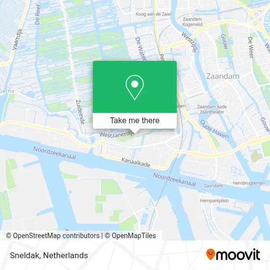 Sneldak map