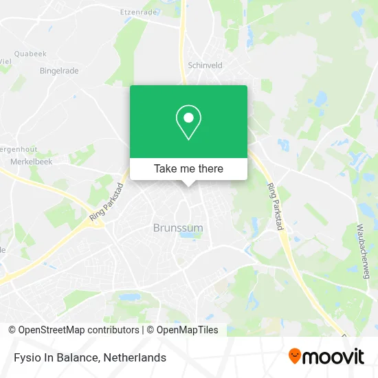 Fysio In Balance map