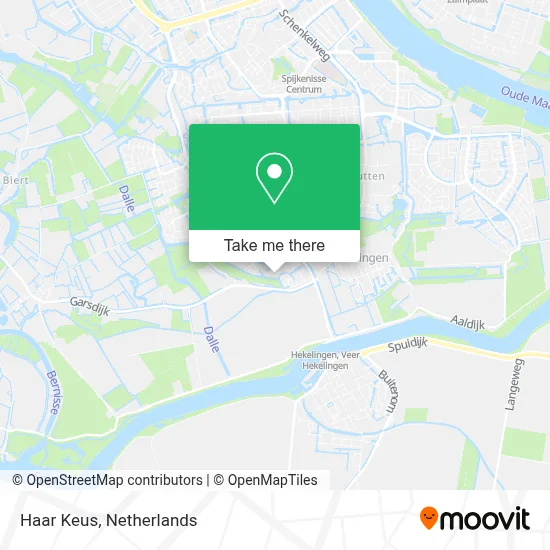 Haar Keus map