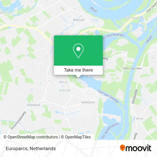 Europarcs map