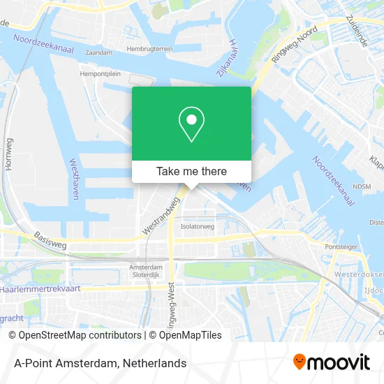 A-Point Amsterdam map