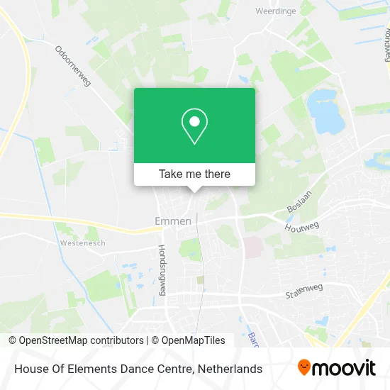 House Of Elements Dance Centre map