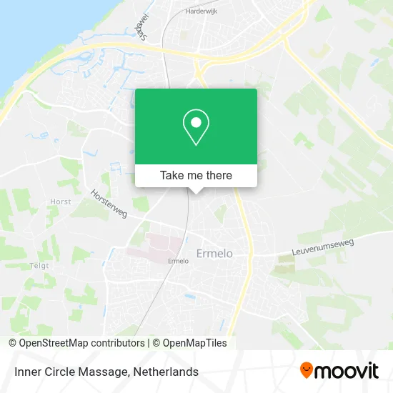 Inner Circle Massage map