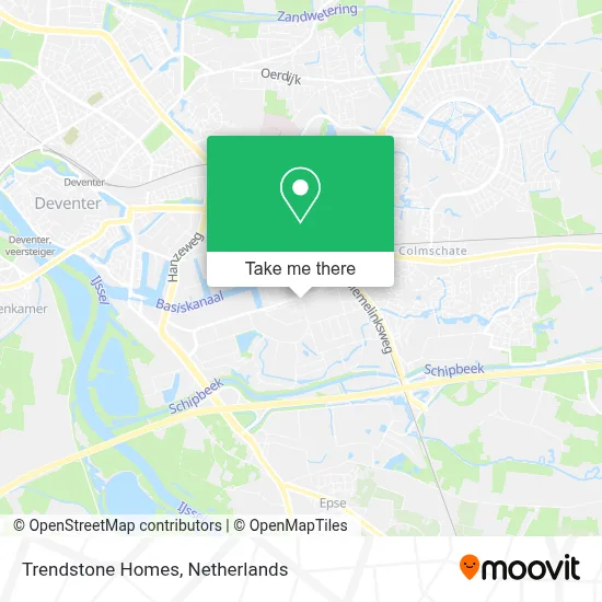Trendstone Homes map