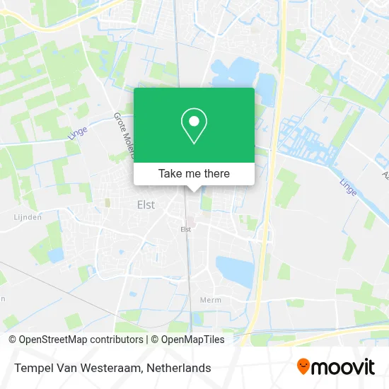 Tempel Van Westeraam map