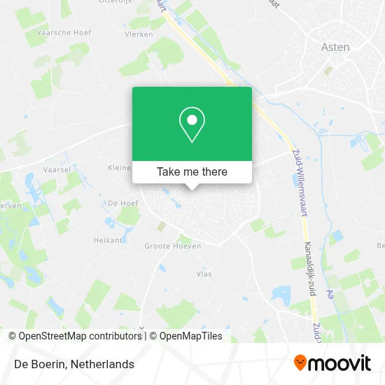 De Boerin map