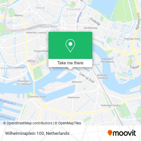 Wilhelminaplein 100 map