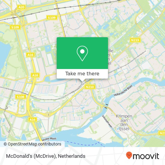 McDonald's (McDrive) map