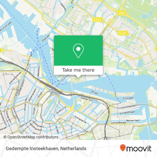 Gedempte Insteekhaven map