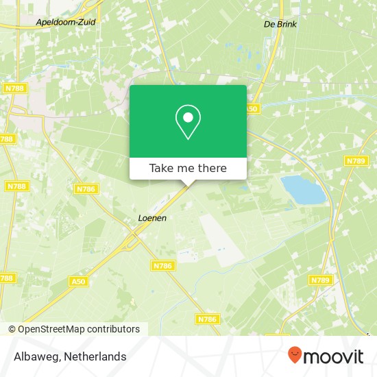 Albaweg map