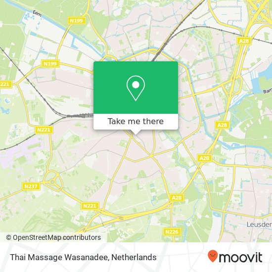 Thai Massage Wasanadee map