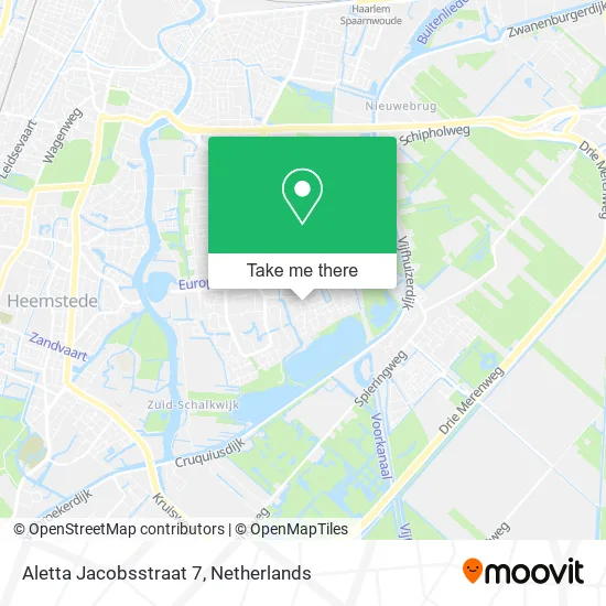 Aletta Jacobsstraat 7 Karte