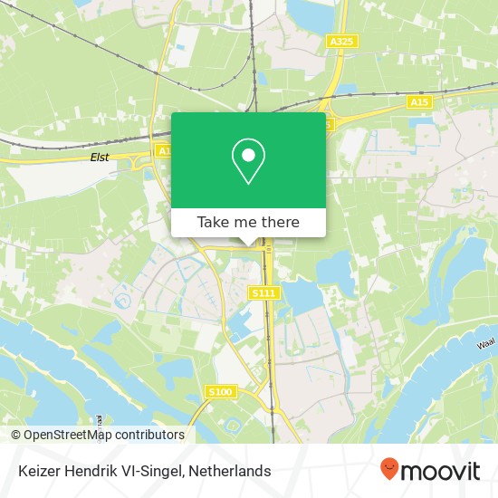 Keizer Hendrik VI-Singel map