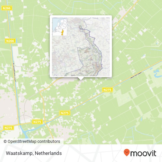 Waatskamp map