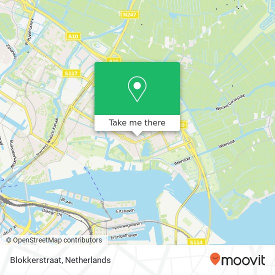 Blokkerstraat map