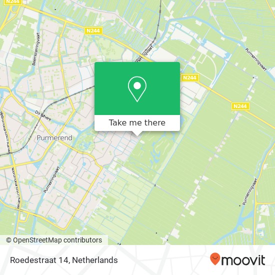 Roedestraat 14 map