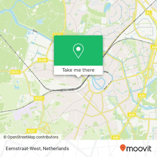 Eemstraat-West map