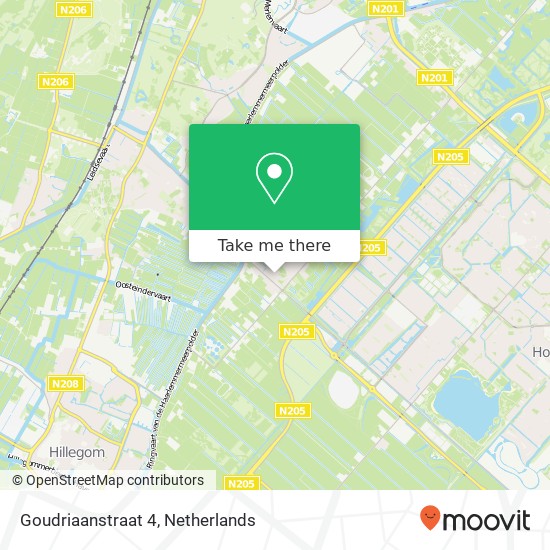 Goudriaanstraat 4 map