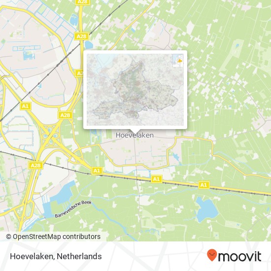 Hoevelaken map