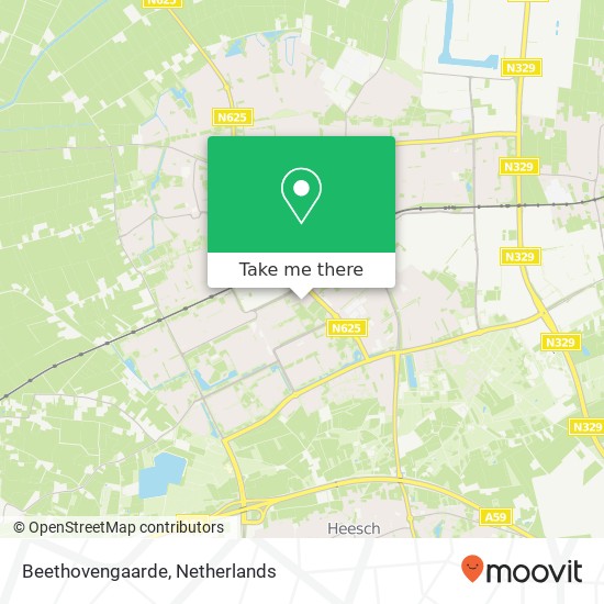 Beethovengaarde map