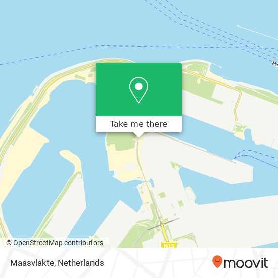 Maasvlakte Karte