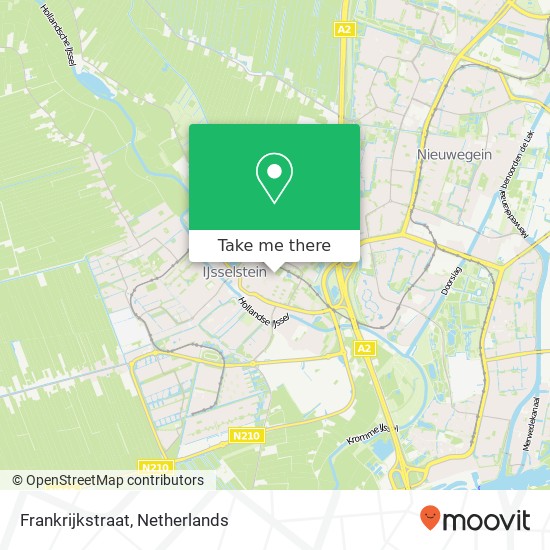 Frankrijkstraat map