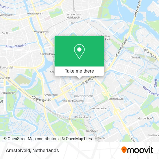 Amstelveld map