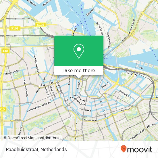 Raadhuisstraat map