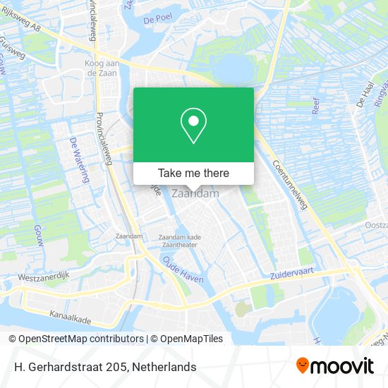 H. Gerhardstraat 205 map