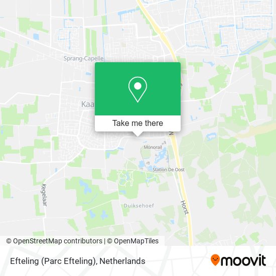 Efteling (Parc Efteling) map