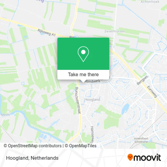 Hoogland map