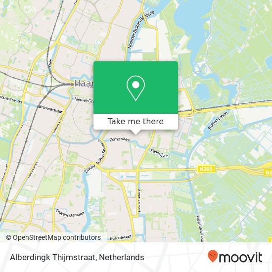 Alberdingk Thijmstraat Karte
