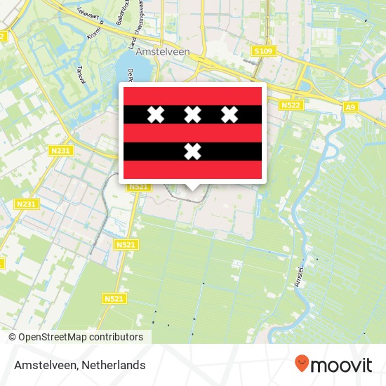 Amstelveen map