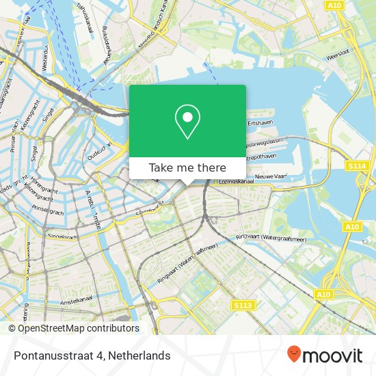 Pontanusstraat 4 map