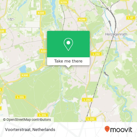 Voorterstraat map