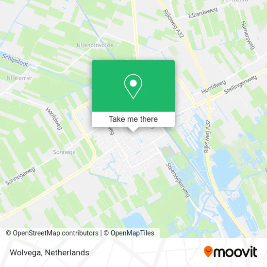 Wolvega map