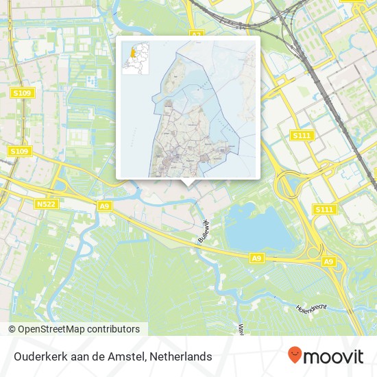 Ouderkerk aan de Amstel map