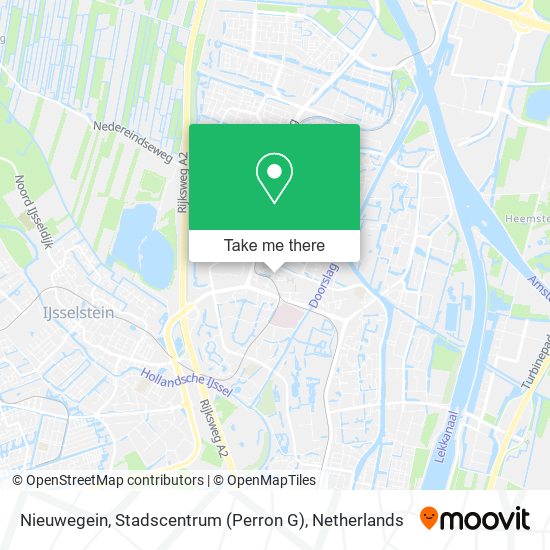 Nieuwegein, Stadscentrum (Perron G) map