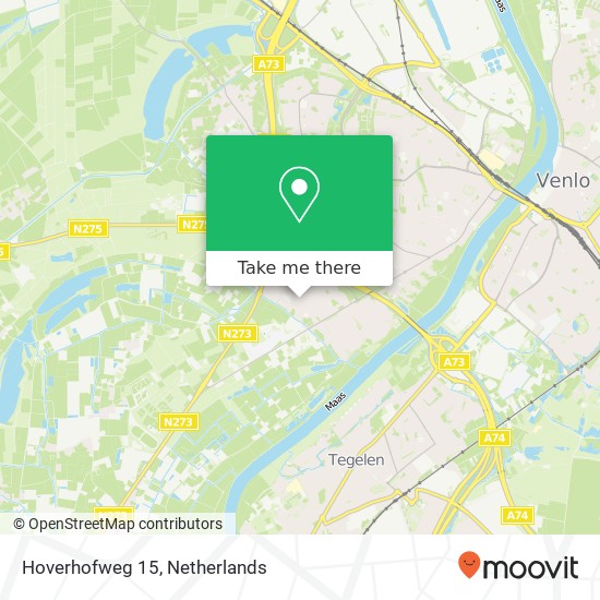 Hoverhofweg 15 map