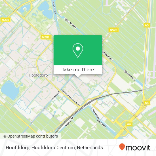 Hoofddorp, Hoofddorp Centrum map
