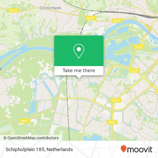 Schipholplein 185 map