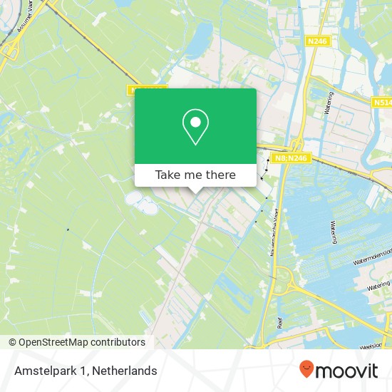 Amstelpark 1 map