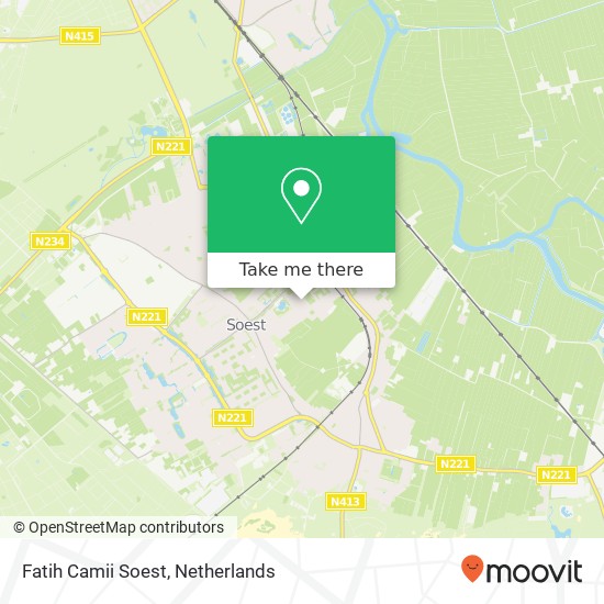 Fatih Camii Soest map