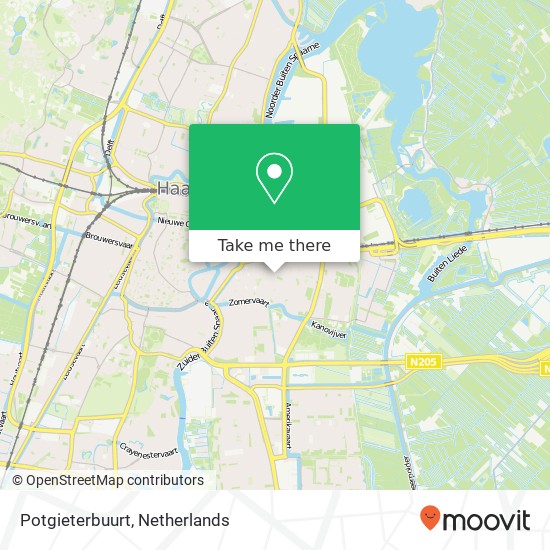 Potgieterbuurt map