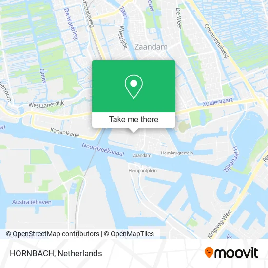 HORNBACH map