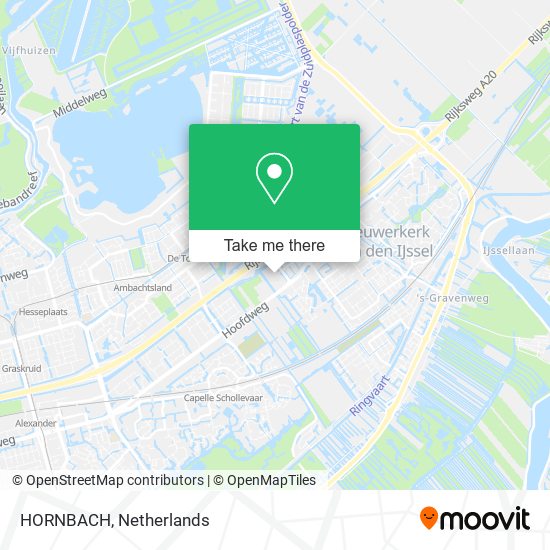 HORNBACH map