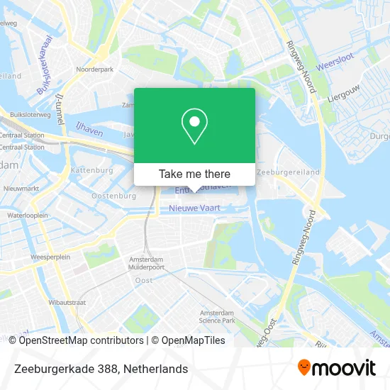 Zeeburgerkade 388 map