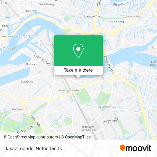 IJsselmonde map
