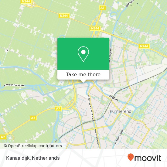 Kanaaldijk map