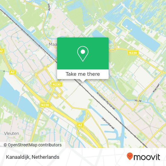 Kanaaldijk map